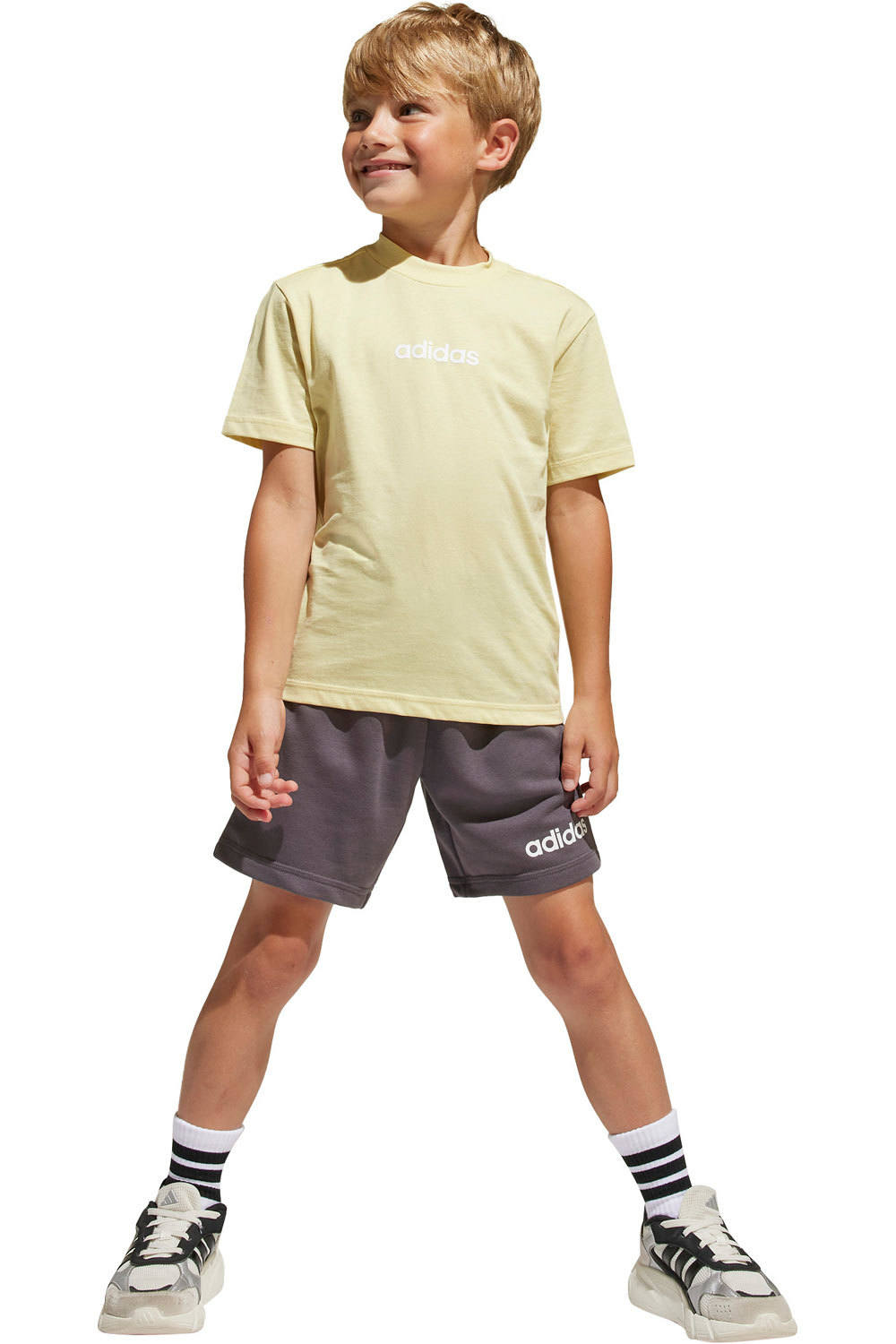 adidas conjunto junior Conjunto y Essentials (Nios) vista frontal