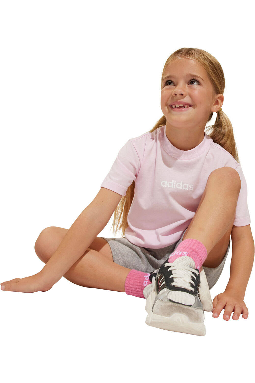 adidas conjunto junior LK LIN T-SET vista detalle