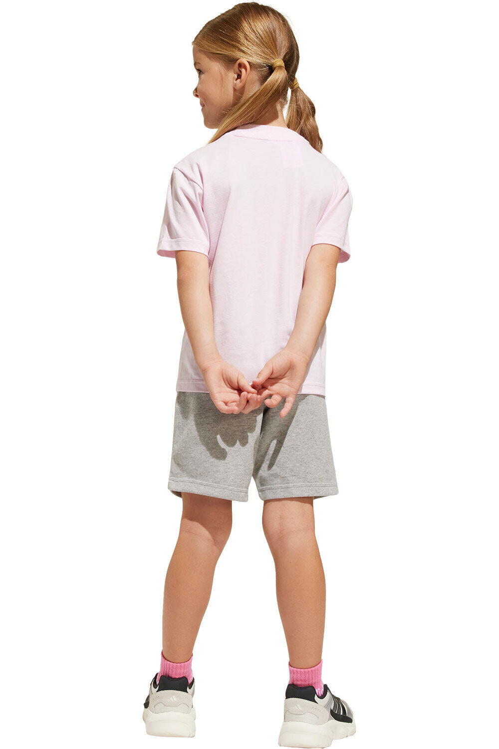 adidas conjunto junior LK LIN T-SET vista trasera