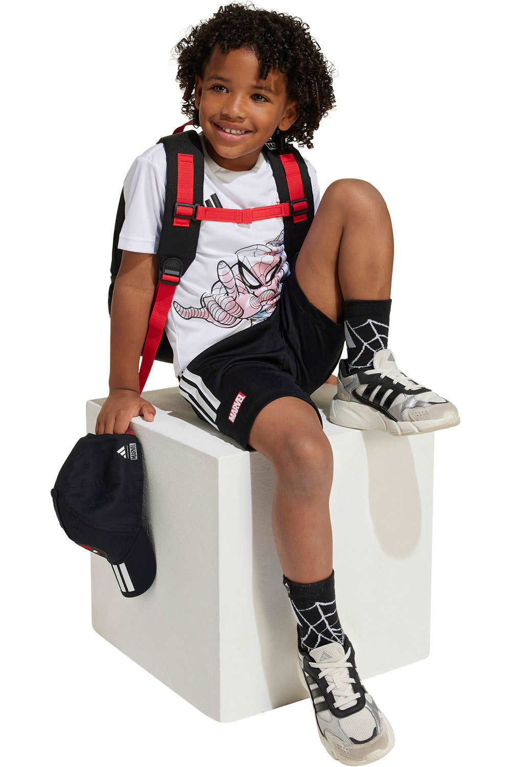 adidas conjunto junior Marvel Spider-Man vista detalle