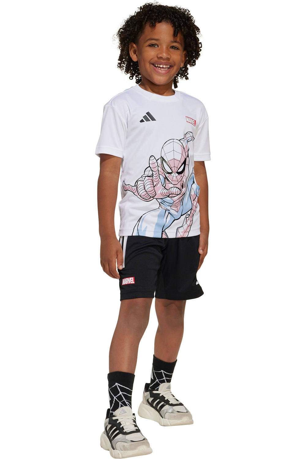 adidas conjunto junior Marvel Spider-Man vista frontal
