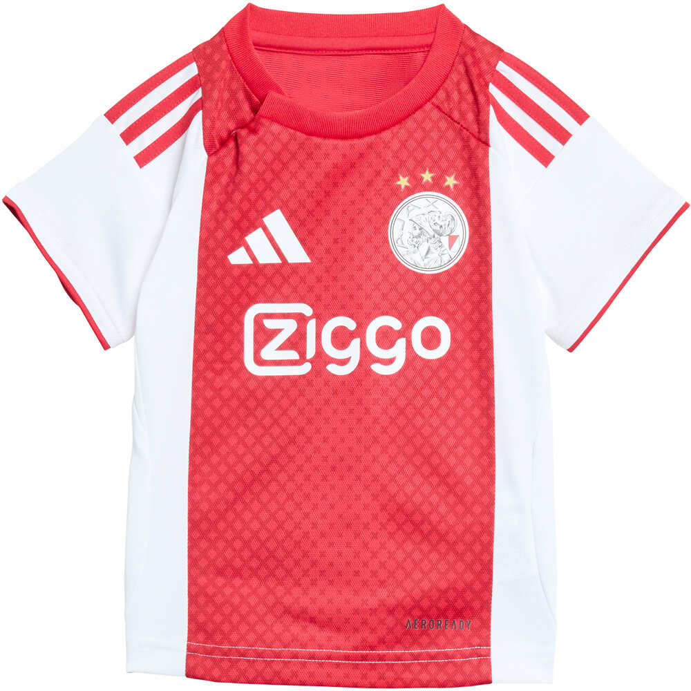 adidas equipación fútbol niño AJAX AMSTERDAM 25/26 LOCAL vista trasera