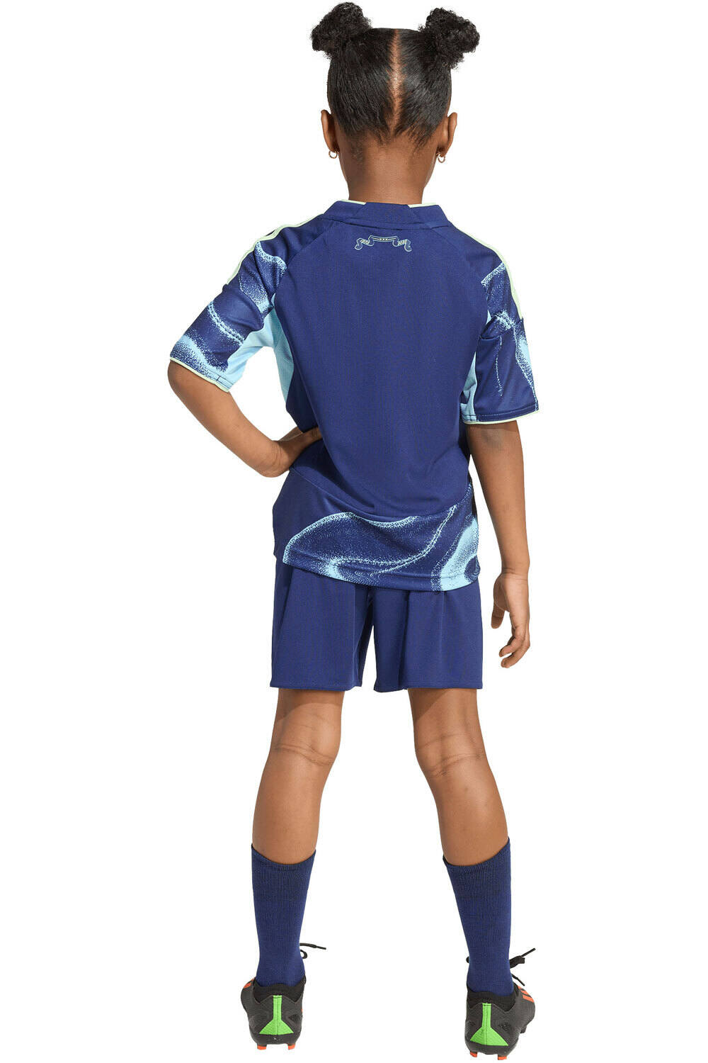 adidas equipación fútbol niño AJAX AMSTERDAM 25/26 VISITANTE vista trasera