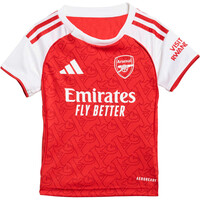 adidas equipación fútbol niño ARSENAL FC 25/26 LOCAL vista trasera
