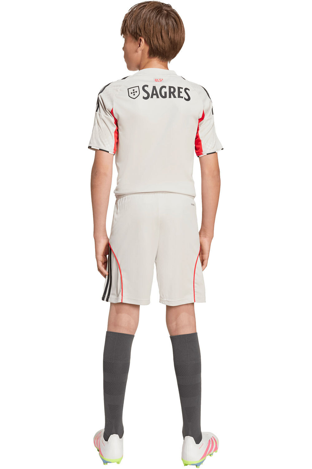 adidas equipación fútbol niño BENFICA 25/26 AWAY YOUTH KIDS vista trasera