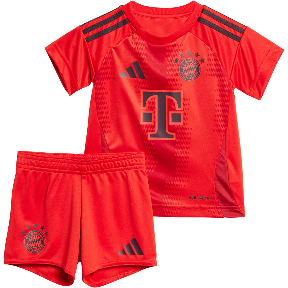 adidas equipación fútbol niño B.MUNICH 25 H BABY vista frontal