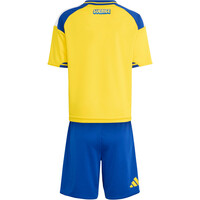 adidas equipación fútbol niño CONJUNTO DE LOCAL DE SUECIA 26 vista trasera