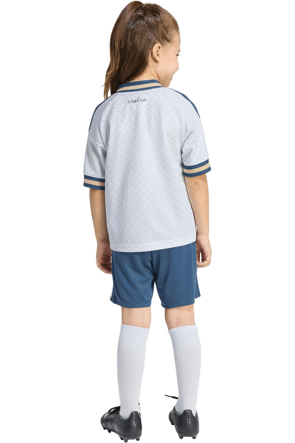 adidas equipación fútbol niño CONJUNTO SEGUNDA EQUIPACIN ITALIA 26 vista trasera
