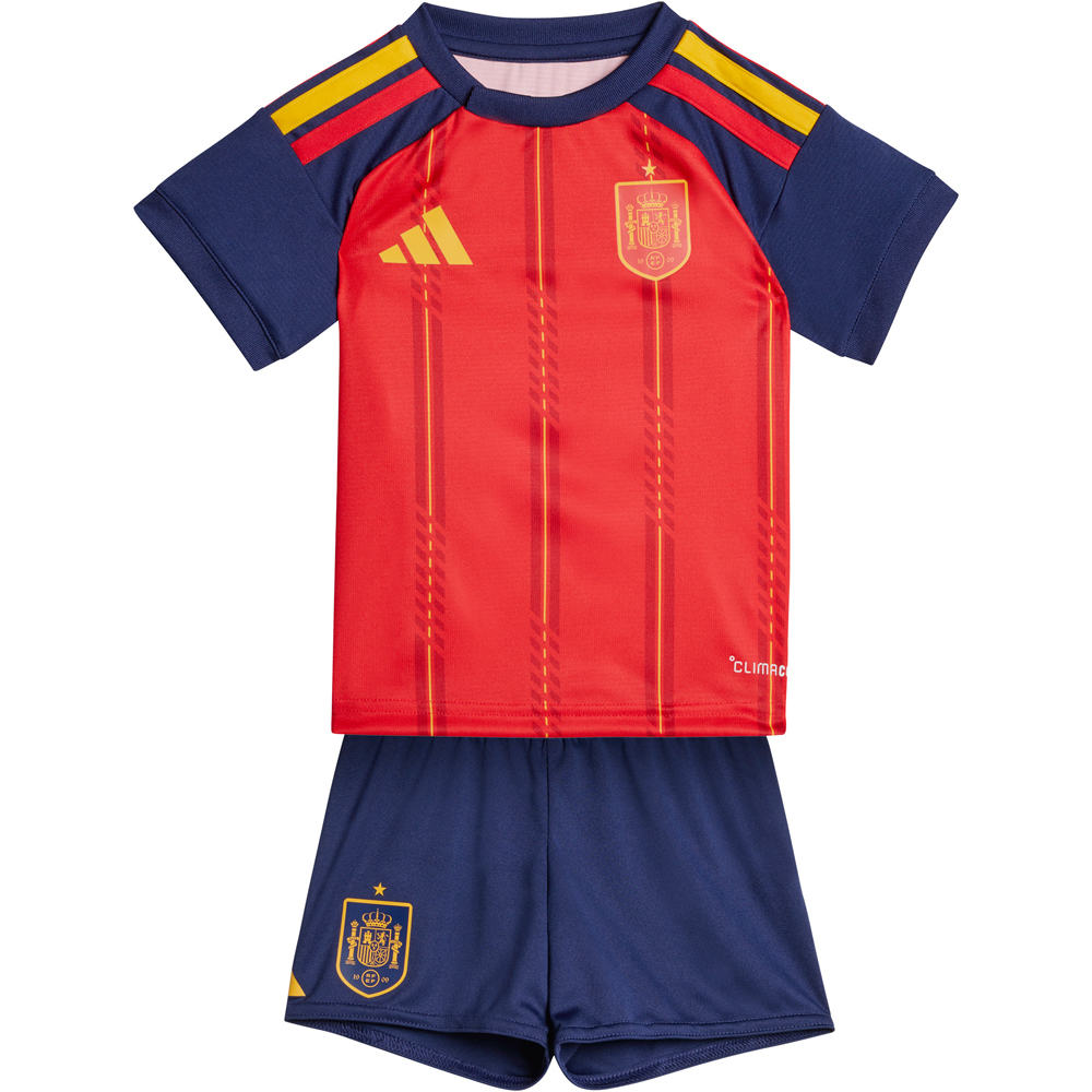adidas equipación fútbol niño ESPAA 26 H BABY vista frontal