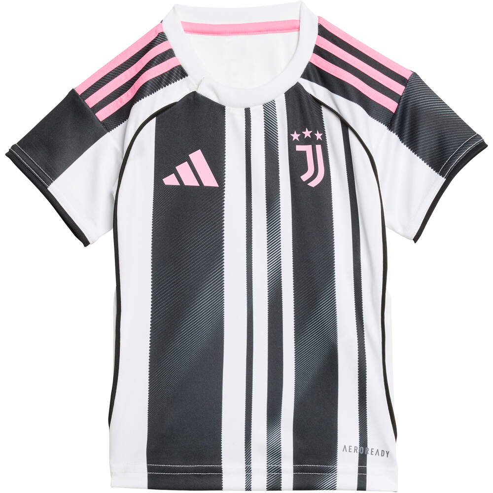 adidas equipación fútbol niño JUVENTUS 26 H BABY vista trasera