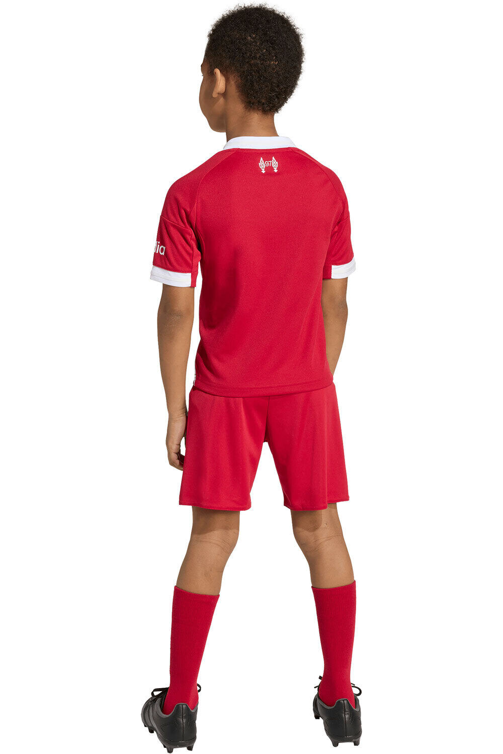 adidas equipación fútbol niño LIVERPOOL FC 25/26 HOME vista trasera