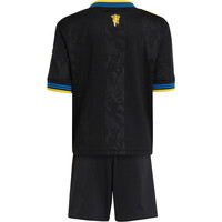 adidas equipación fútbol niño MANCHESTER UNITED 25/26 THIRD KIDS vista trasera