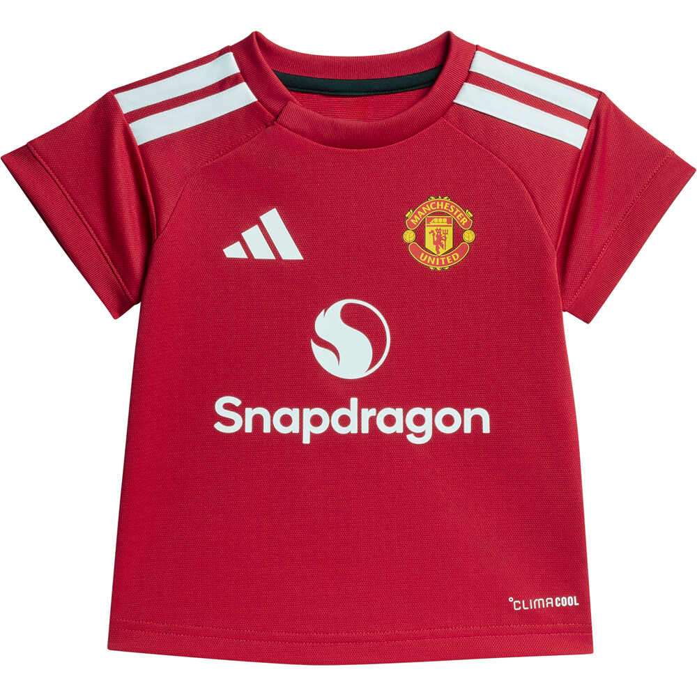 adidas equipación fútbol niño MANCHESTER UNITED 2627 1a EQUIPACIN vista trasera