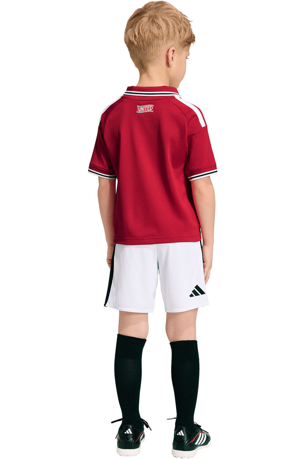 adidas equipación fútbol niño MANCHESTER UNITED 2627 1a EQUIPACIN vista trasera