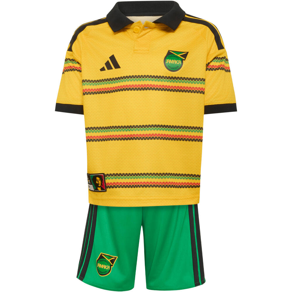 adidas equipación fútbol niño PRIMERA EQUIPACIN JAMAICA 26 vista frontal