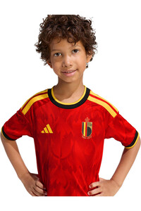 adidas equipación fútbol niño PRIMERA EQUIPACION BELGICA 26 vista detalle