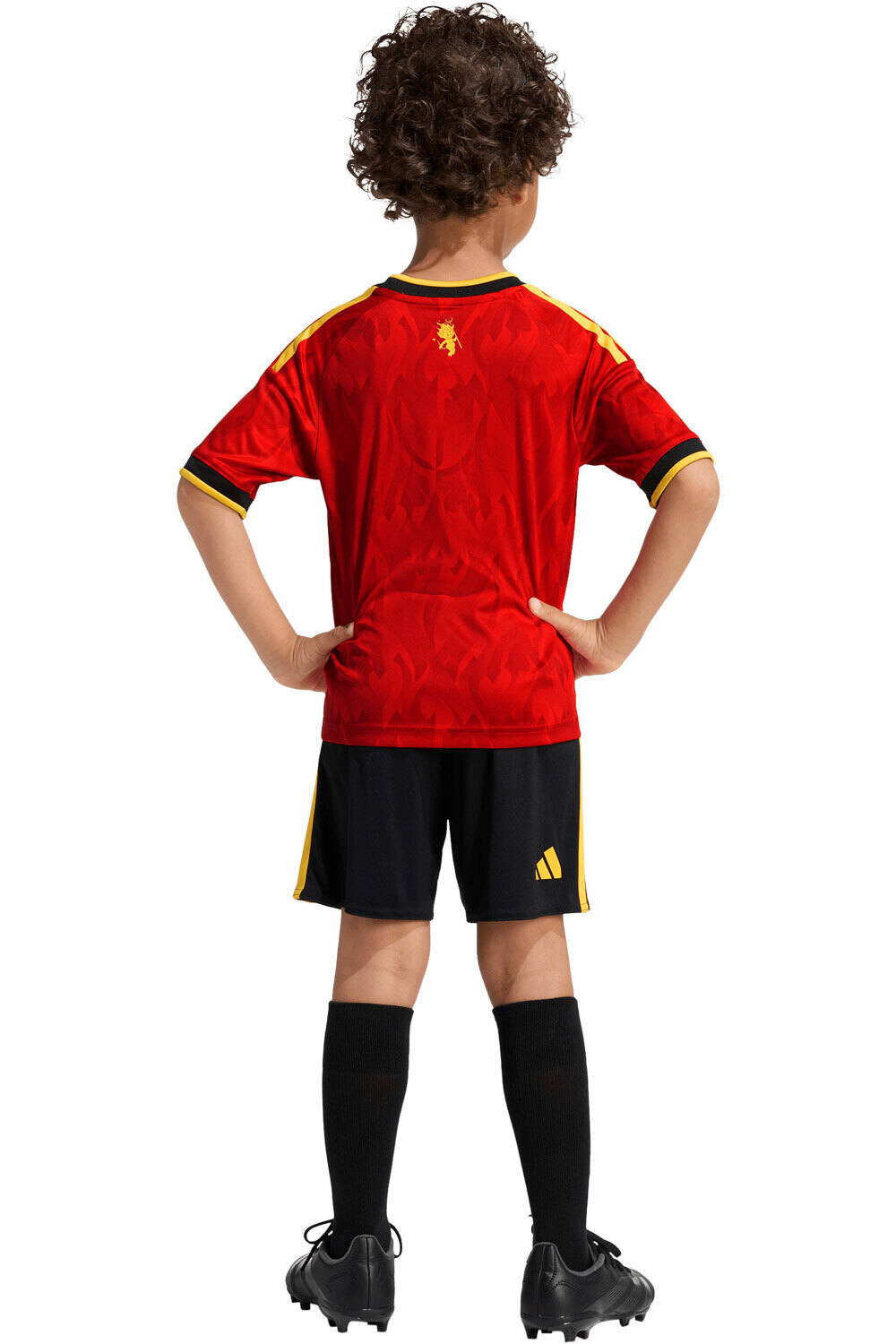 adidas equipación fútbol niño PRIMERA EQUIPACION BELGICA 26 vista trasera