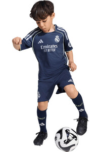 adidas equipación fútbol niño REAL MADRID 25/26 VISITANTE 03