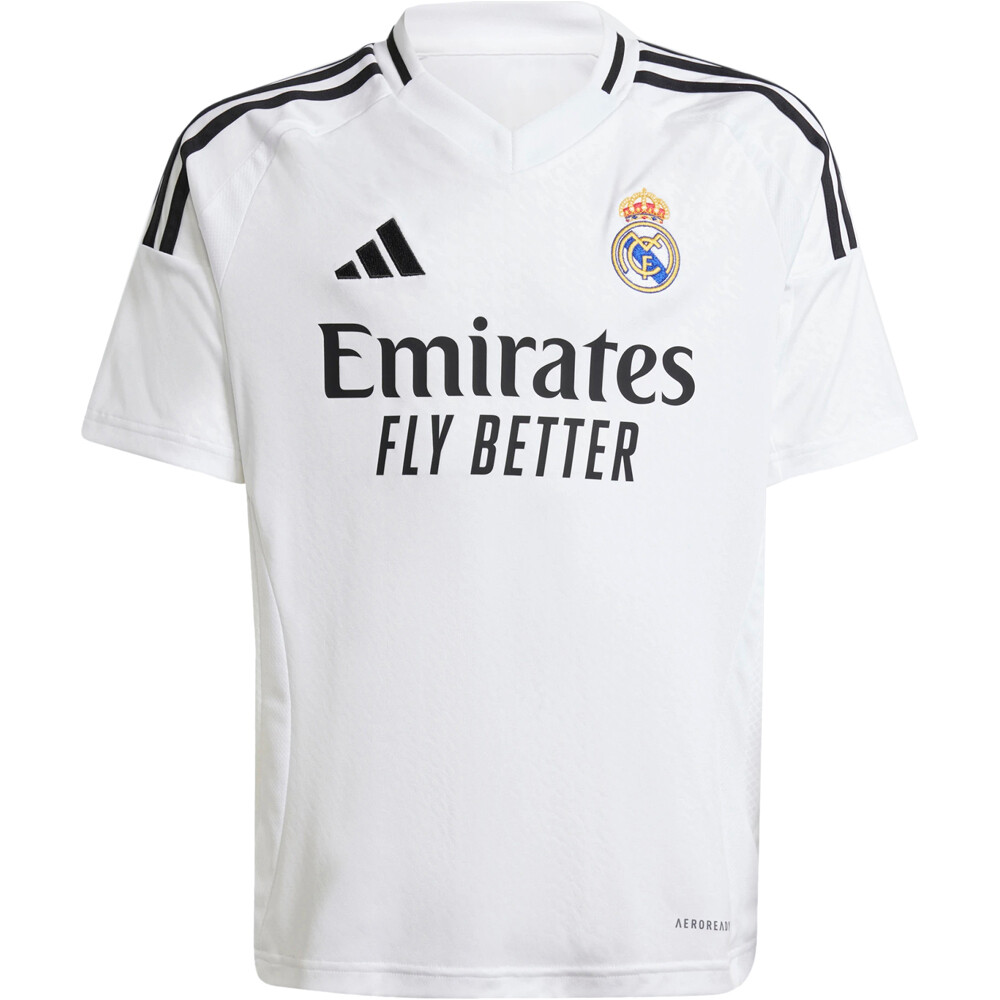 adidas equipación fútbol niño R.MADRID 25 H Y KIT BL vista trasera
