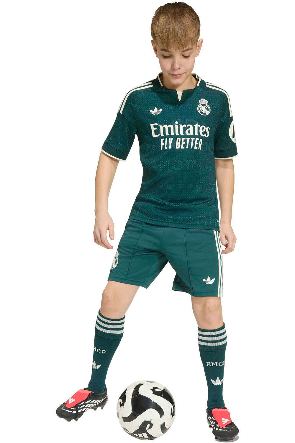 adidas equipación fútbol niño R.MADRID 27 A Y KIT vista detalle