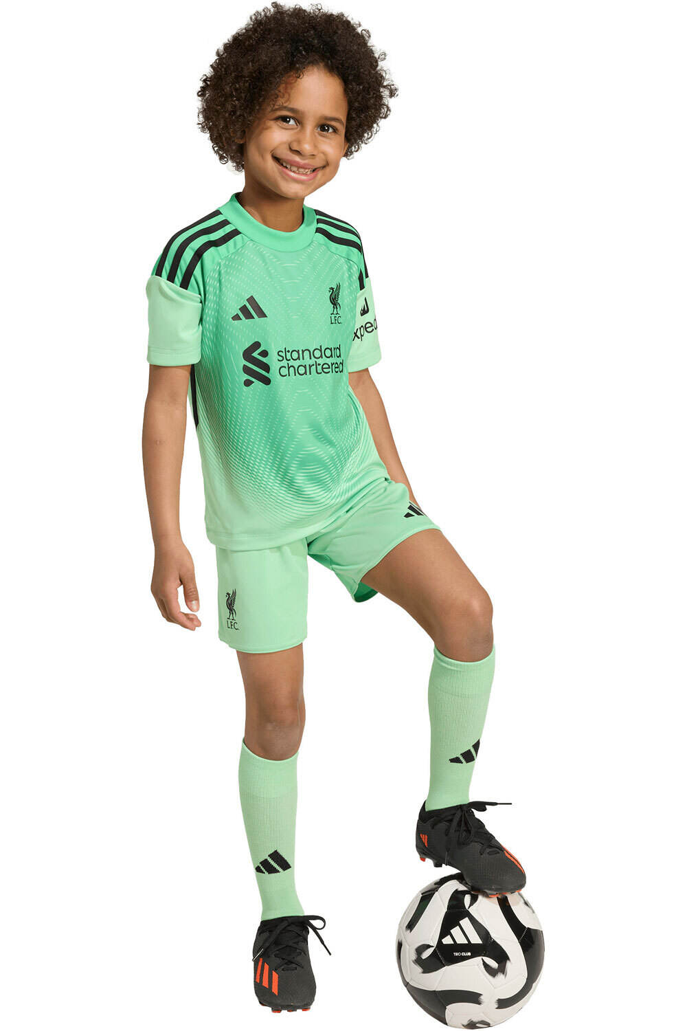 adidas equipación portero niño LIVERPOOL FC 25/26 vista frontal