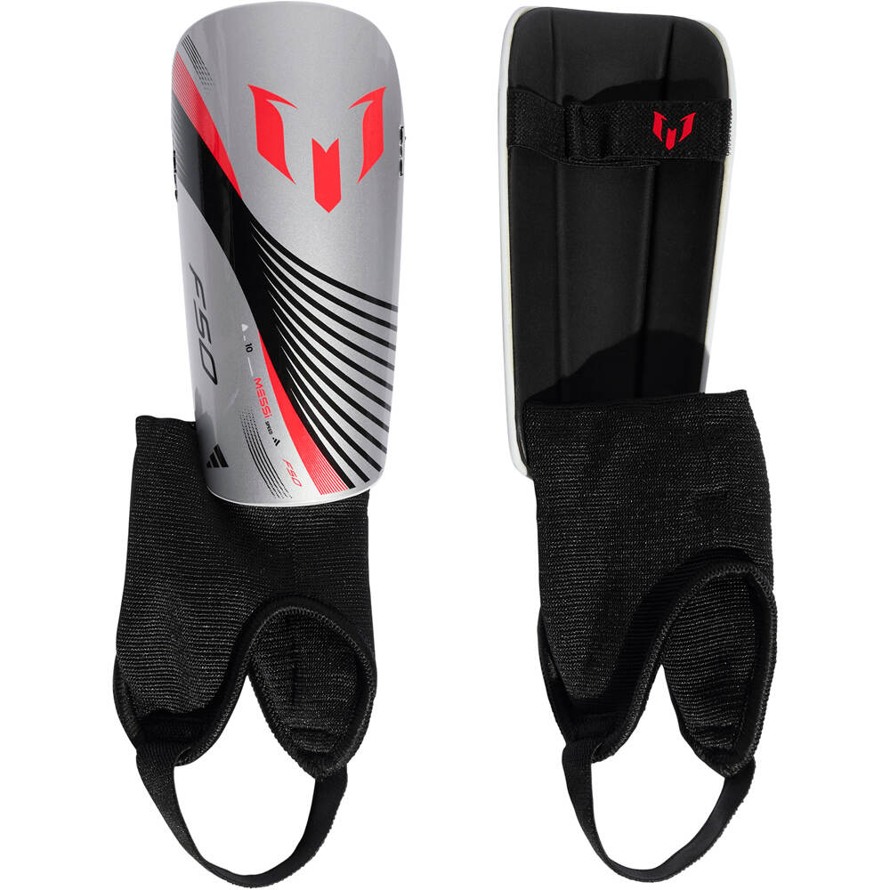 adidas espinilleras MESSI SG MTC J BLRO vista frontal