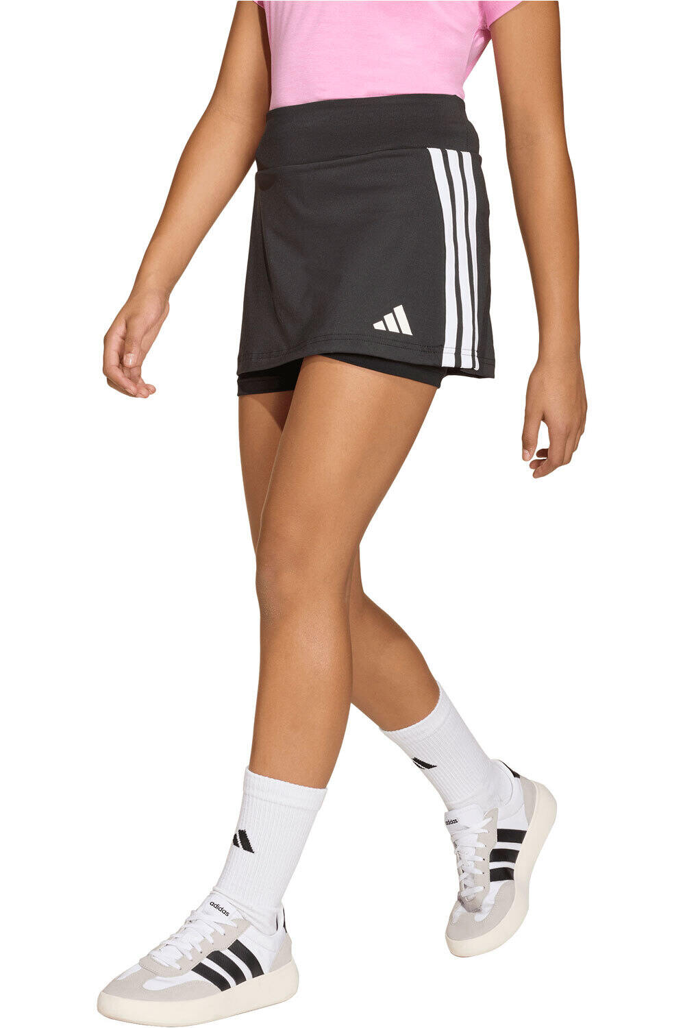 adidas faldas niña PANTALN CORTO TRAIN ESSENTIALS 3S vista frontal