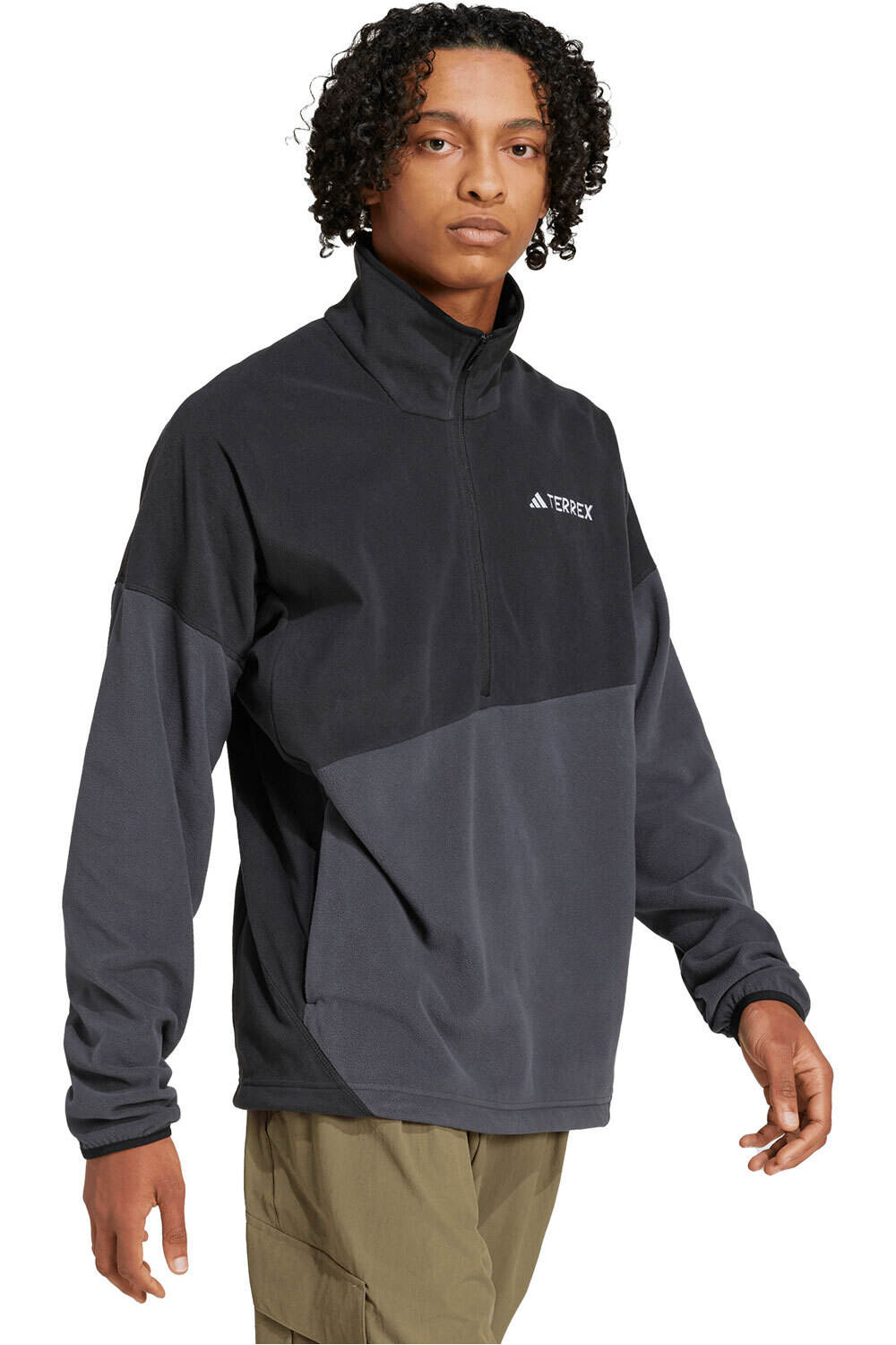 adidas forro polar hombre ANORAK TERREX MULTI CLIMAWARM FLEECE vista detalle