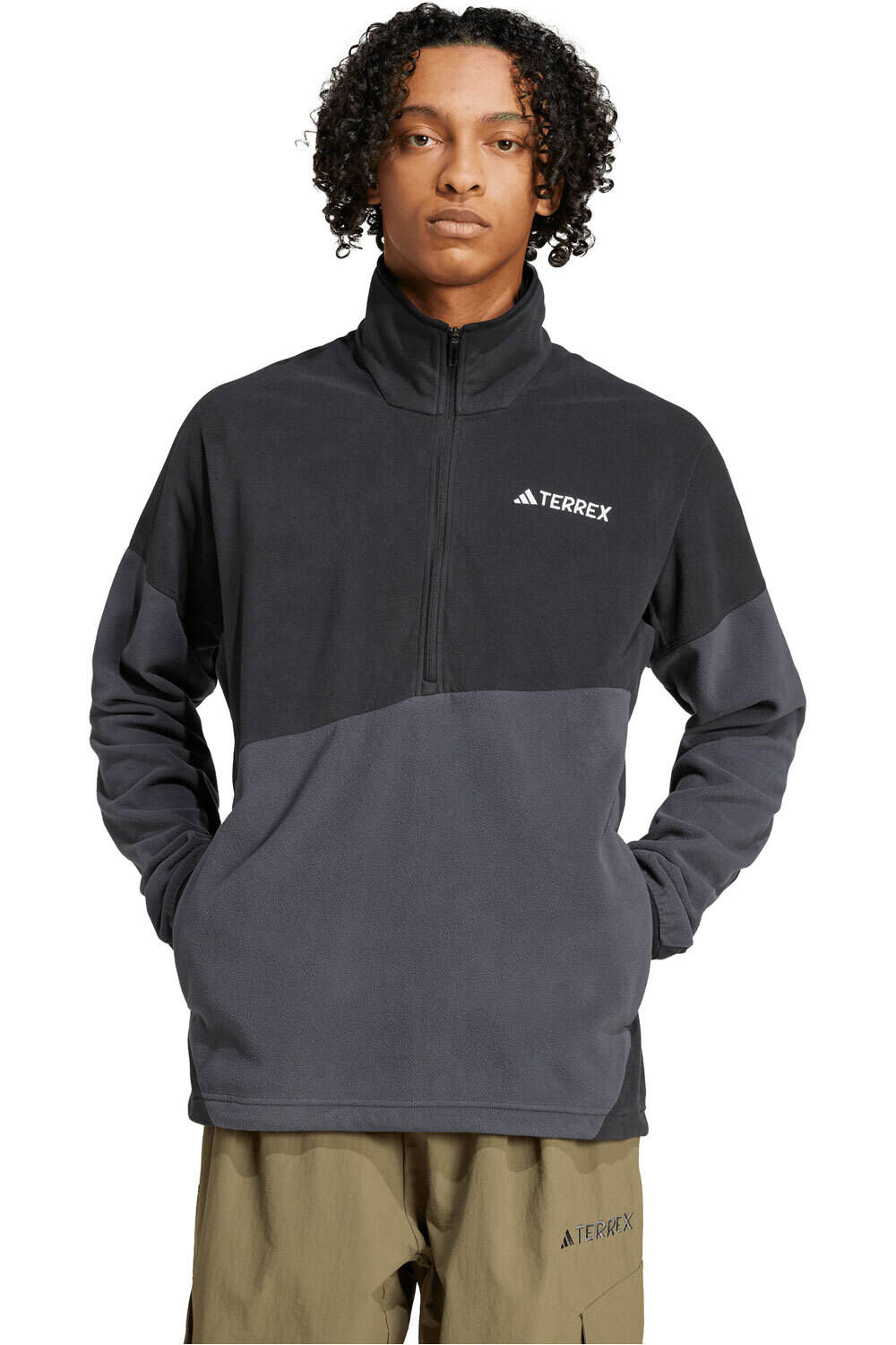 adidas forro polar hombre ANORAK TERREX MULTI CLIMAWARM FLEECE vista frontal