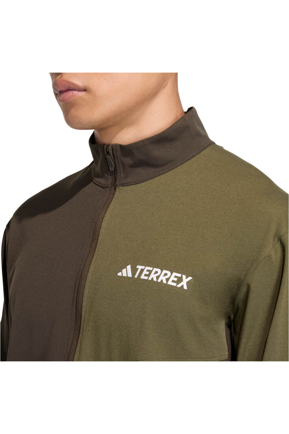 adidas forro polar hombre MT HALFZ LS TEE vista detalle