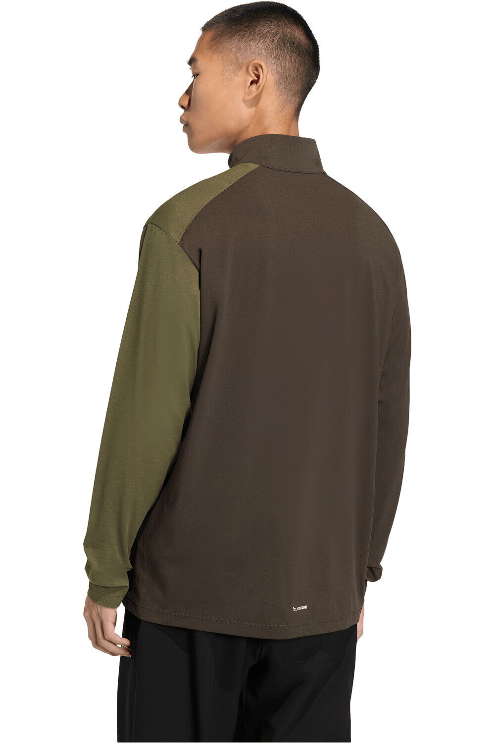 adidas forro polar hombre MT HALFZ LS TEE vista trasera