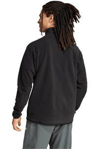 adidas forro polar hombre MULTI ESSENTIALS 1/2 ZIP FLEECE vista trasera