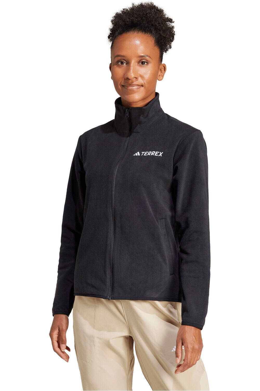 adidas forro polar mujer MULTI ESSENTIALS FLEECE vista frontal