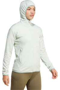 adidas forro polar mujer Terrex Xperior Climawarm Light Fleece vista detalle