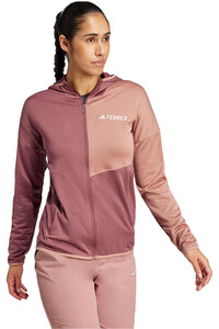 adidas forro polar mujer Terrex Xperior Climawarm Light Fleece vista detalle