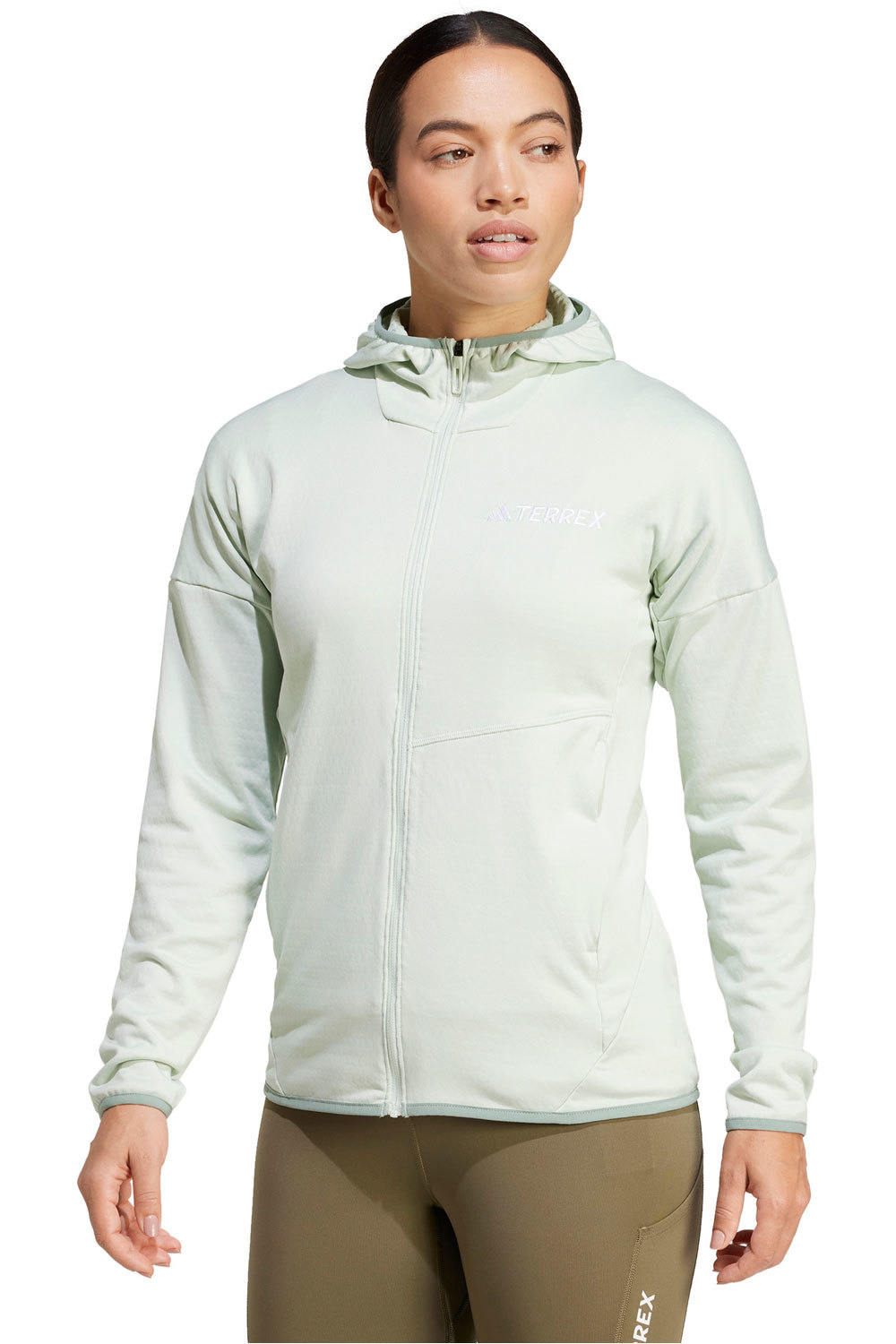 adidas forro polar mujer Terrex Xperior Climawarm Light Fleece vista frontal