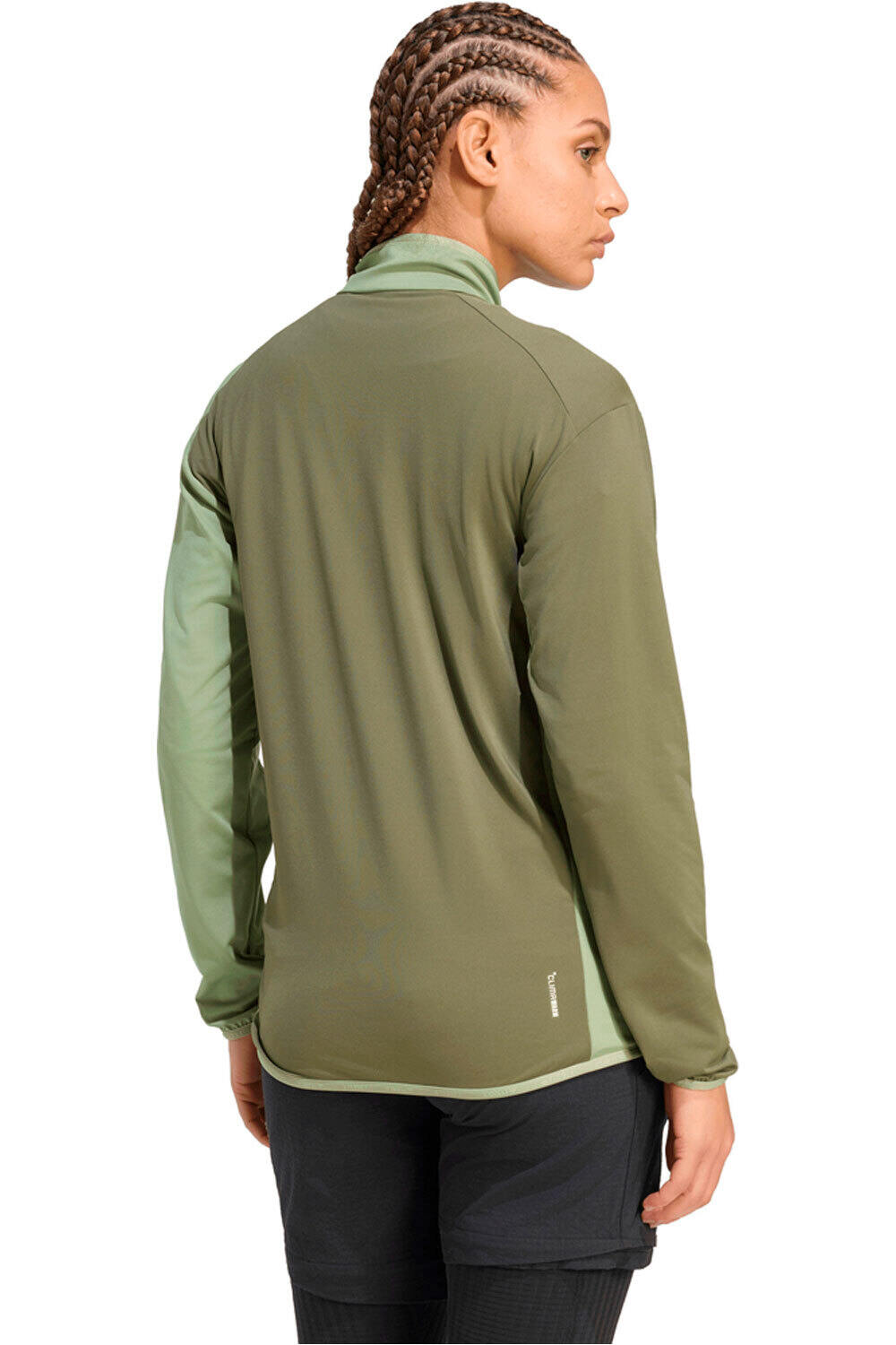 adidas forro polar mujer W MT CW T FZ FL vista trasera