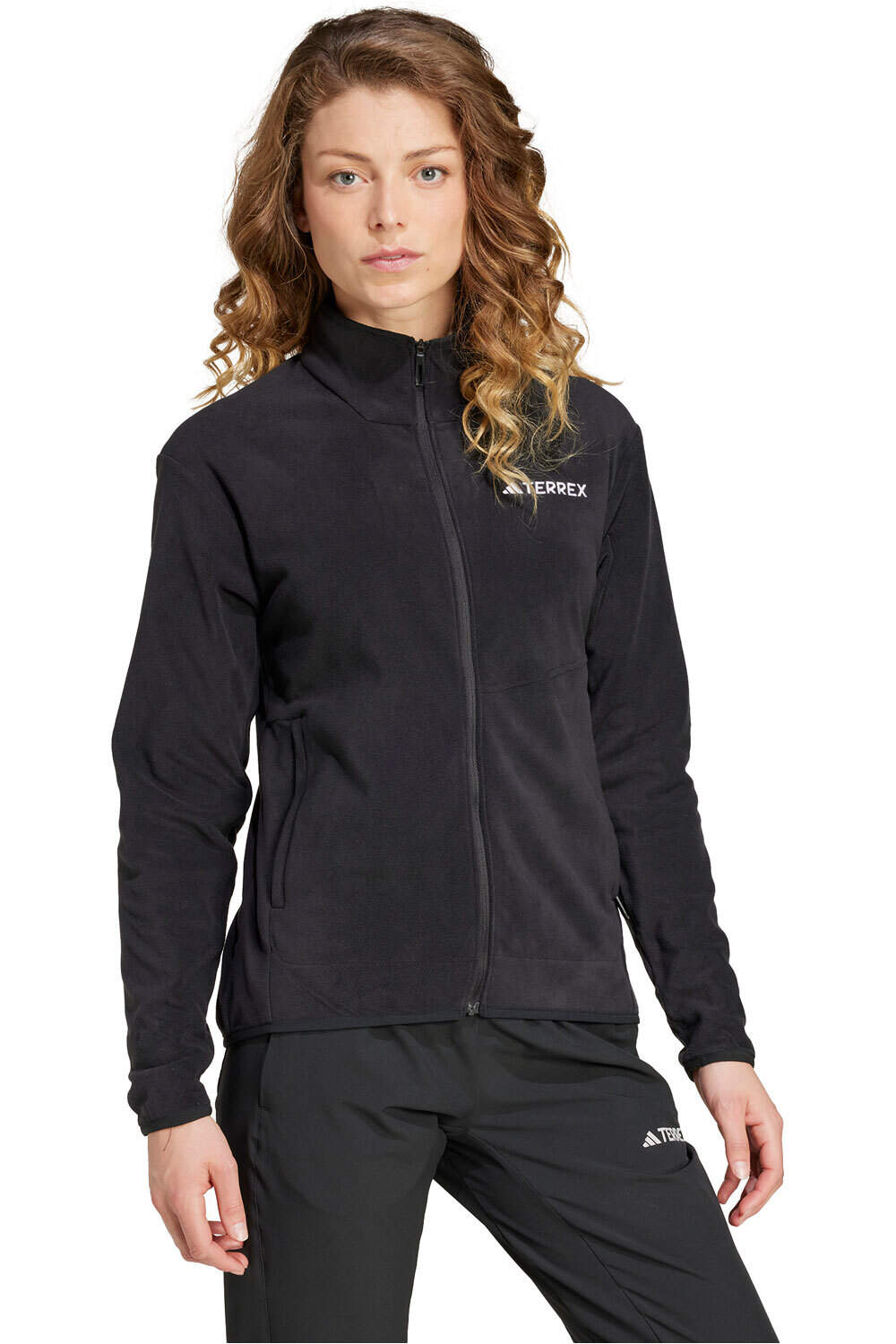adidas forro polar mujer W MT FZ FLEECE vista detalle