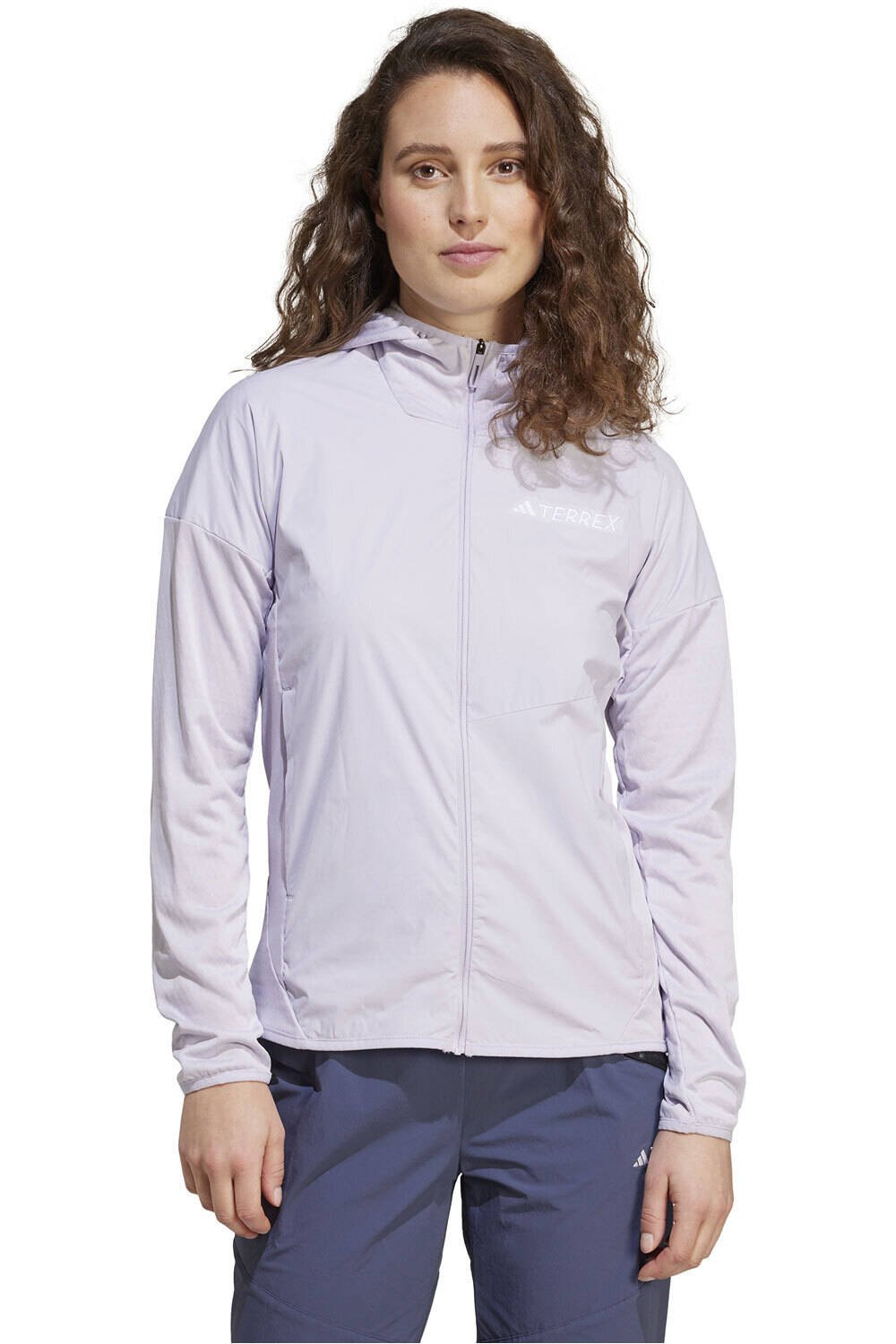 adidas forro polar mujer W XPR WIND FL H vista frontal