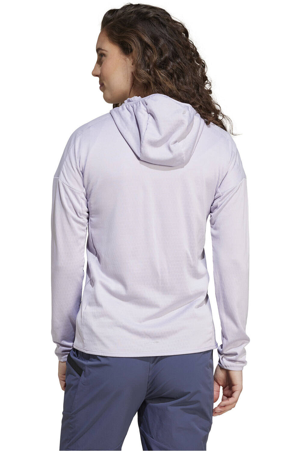 adidas forro polar mujer W XPR WIND FL H vista trasera