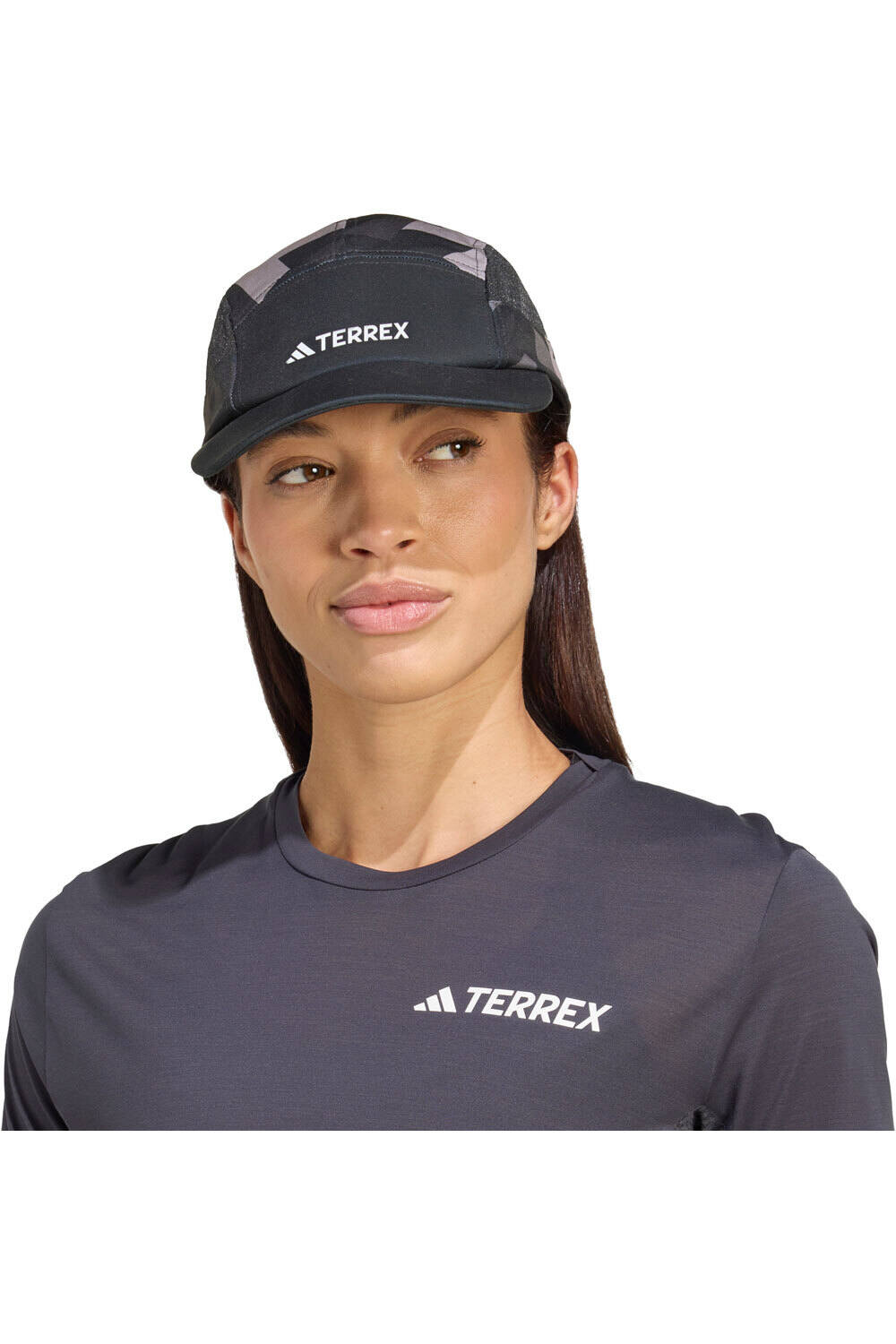 adidas gorra running TERREX CLIMACOOL 5-PANEL GRAPHIC vista frontal