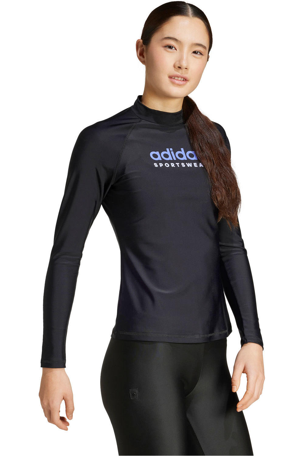 adidas Licra Mujer M/L Playa manga larga Rash Guard vista detalle