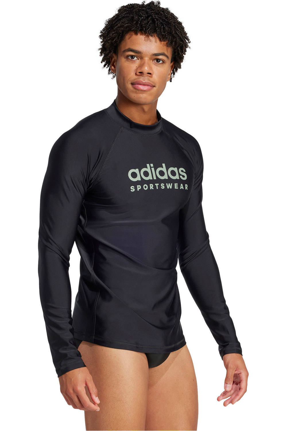 adidas lycra surf manga larga hombre manga larga Rash Guard vista detalle