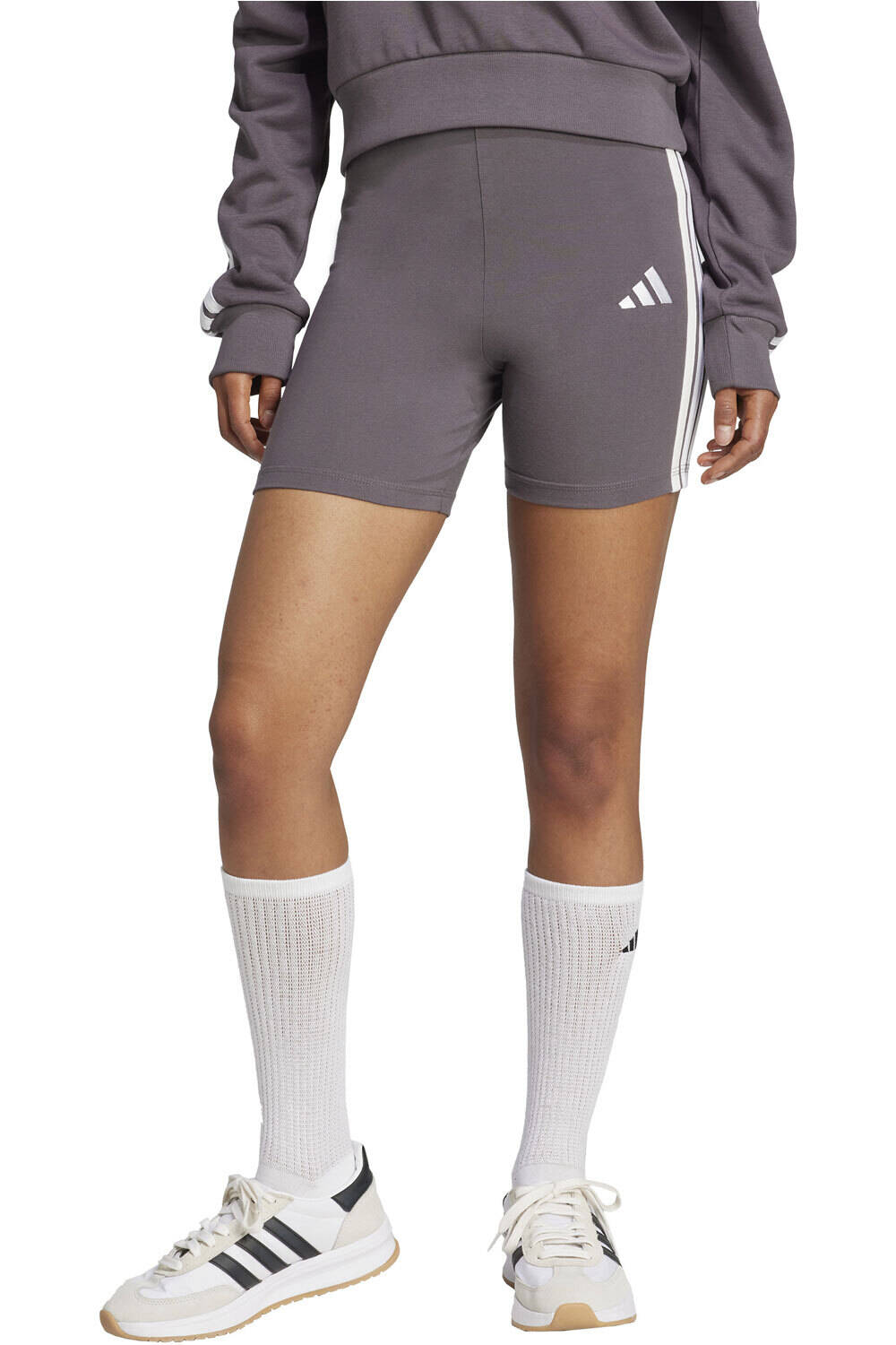 adidas Malla Corta Mujer W 3S SJ BK SHO vista frontal