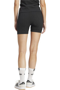 adidas Malla Corta Mujer W LNG RIB BIKER vista trasera