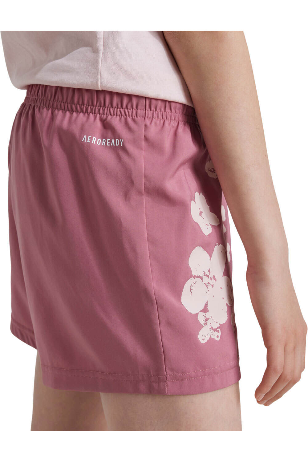 adidas malla corta niña JG TF SH LEG vista detalle