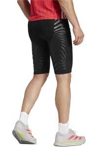 adidas malla corta running hombre ADIZERO C ST M vista trasera