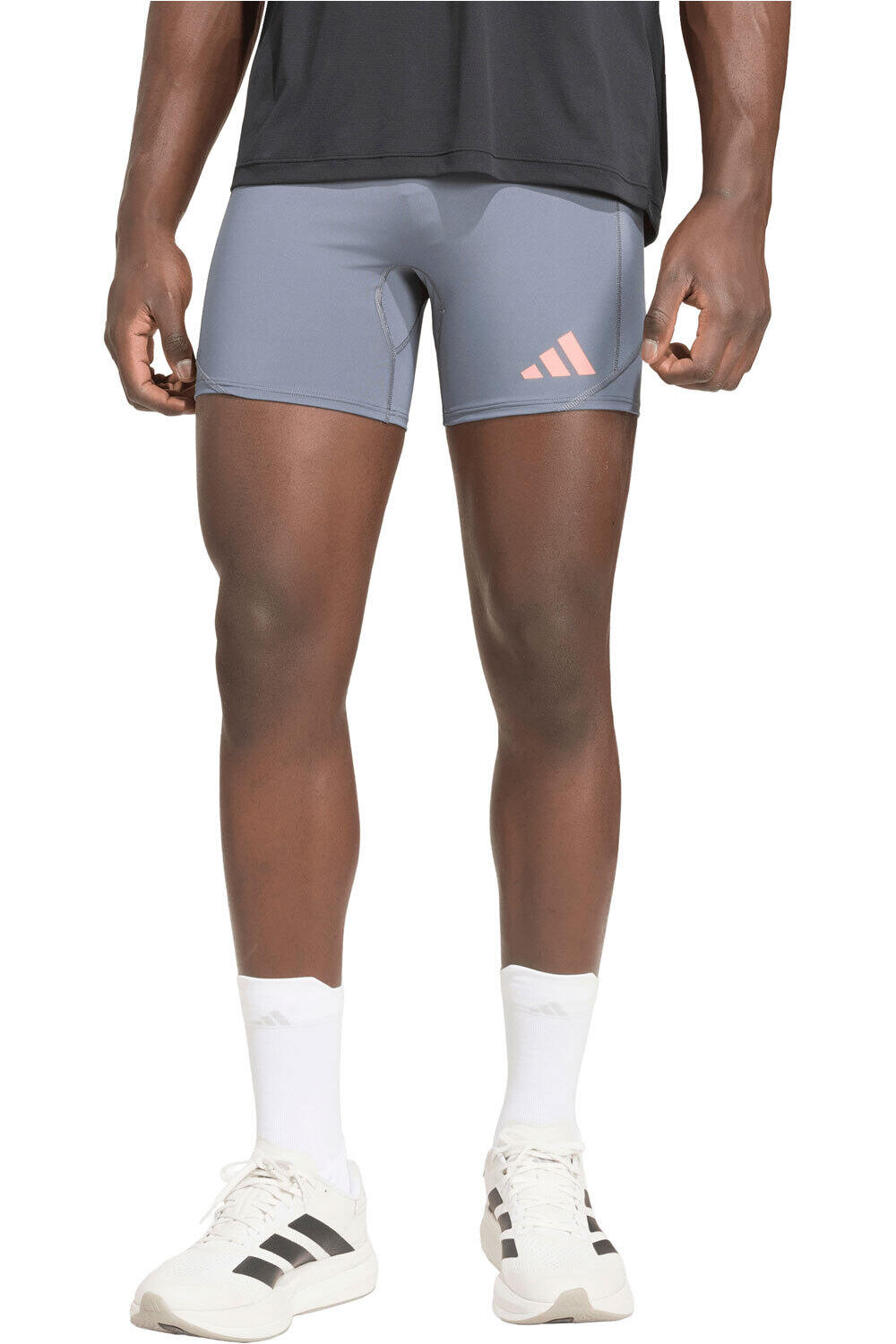 adidas malla corta running hombre ADIZERO POCKET TIGHTS vista frontal