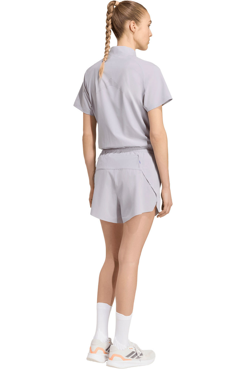 adidas malla corta running mujer adi365 HYBO J W vista trasera