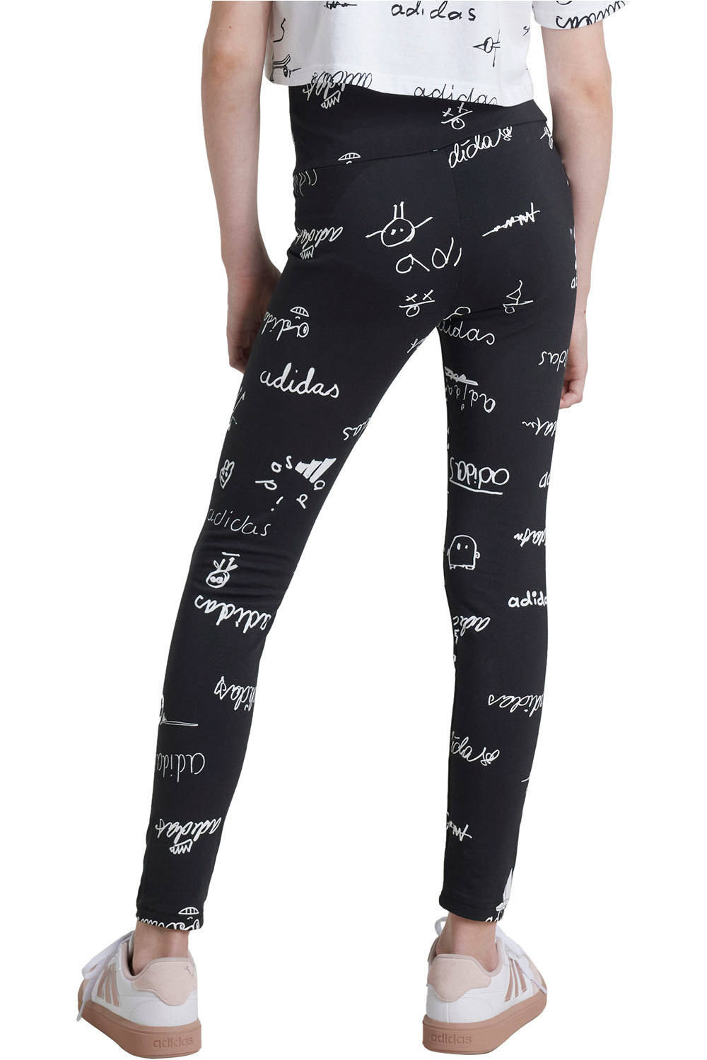 adidas malla larga niña JG  BLUV TIG vista trasera